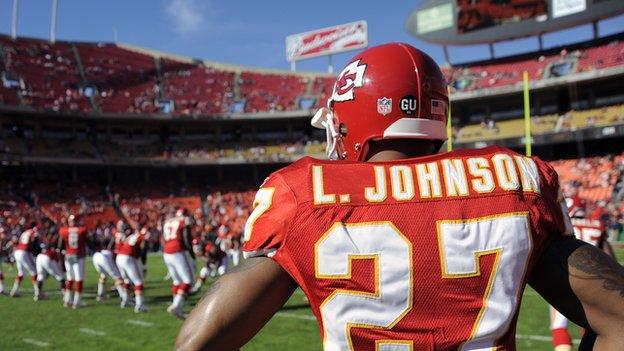 Larry Johnson scored 21 touchdowns in the 2005 season alone for Kansas City Chiefs