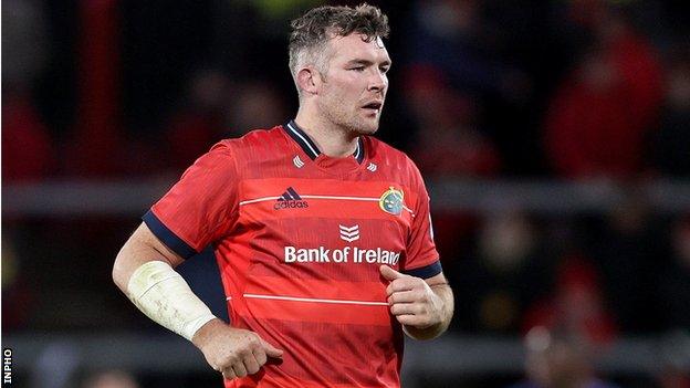 Peter O'Mahony is among Munster's Ireland contingent who did not travel to South Africa with the Irish province