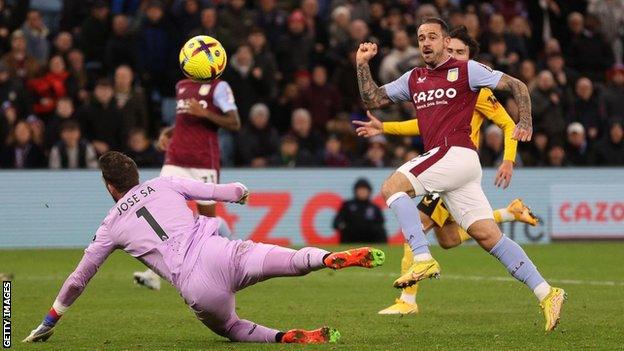 Danny Ings scores for Aston Villa