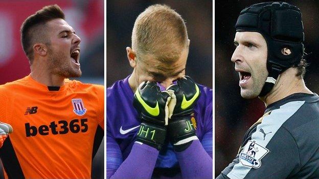 Joe Hart, Jack Butland and Petr Cech