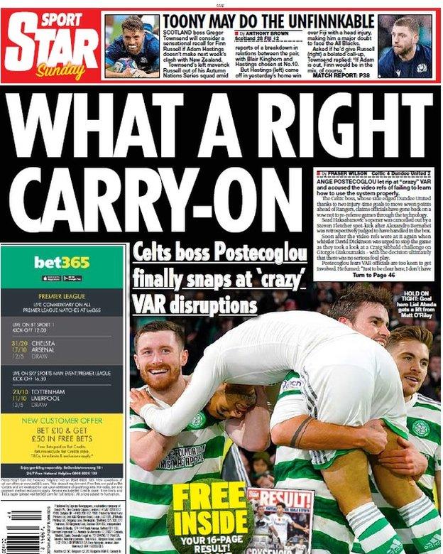 Daily Star back page