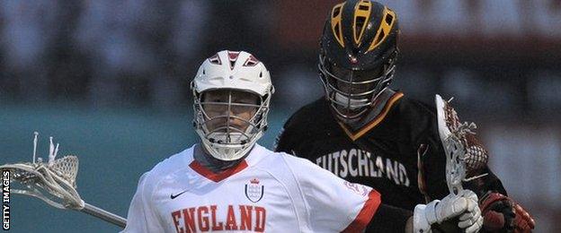 England men's lacrosse team at the 2010 Manchester World Cup