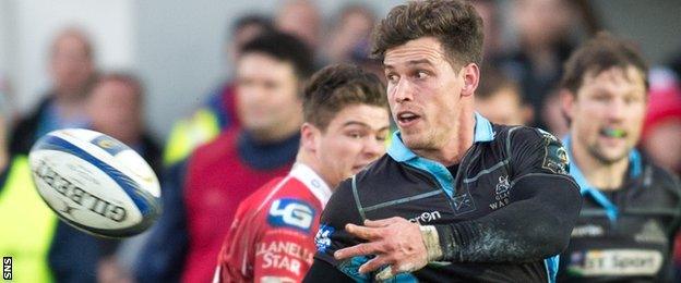 Glasgow Warriors scrum-half Grayson Hart