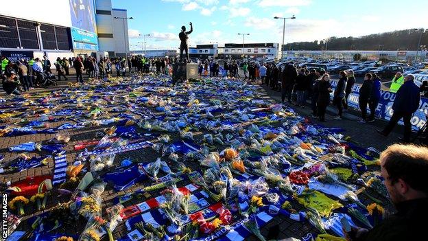 Tributes at Cardiff