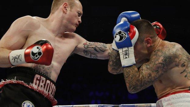 George Groves against Martin Murray