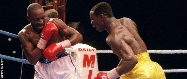 Chris Eubank and Nigel Benn