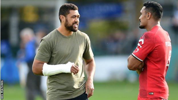 Taulupe Faletau broke his arm twice last season