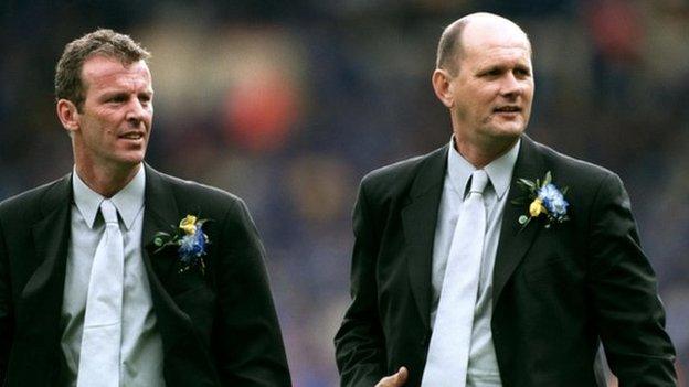 Graham Rix a Gwyn Williams