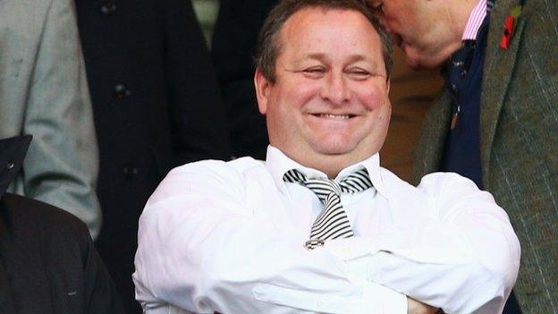 Newcastle United owner Mike Ashley