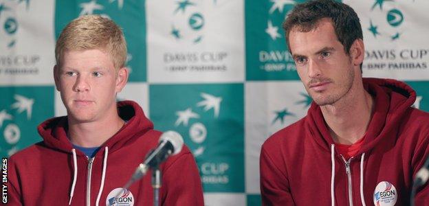 Andy Murray took Kyle Edmund under his wing in 2014