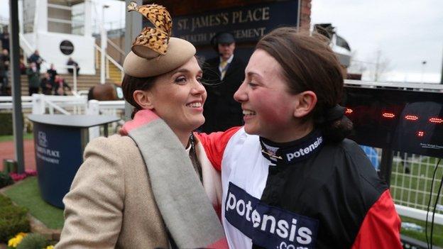 Victoria Pendleton and Bryony Frost