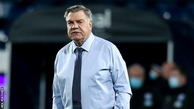 West Brom manager Sam Allardyce during his side's 5-0 home defeat to Leeds United