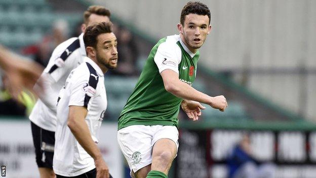 John McGinn has been one of Hibs' star performers this season