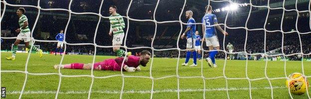 Zander Clark made a stunning save from Scott Sinclair but could not deny Callum McGregor and Ryan Christie