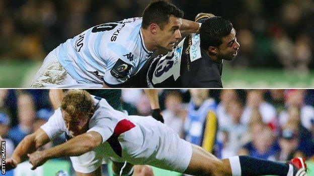 Dan Carter and Jonny Wilkinson