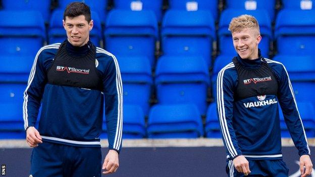 Scott McKenna and Ross McCrorie