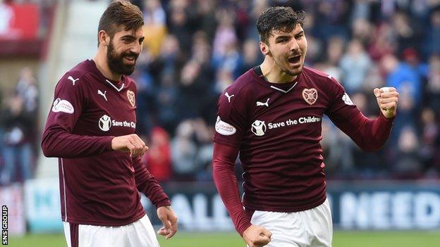 Callum Paterson scored with a fantastic first-half shot at Tynecastle