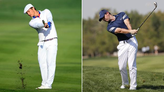 Bryson DeChambeau & Rory McIlroy swings