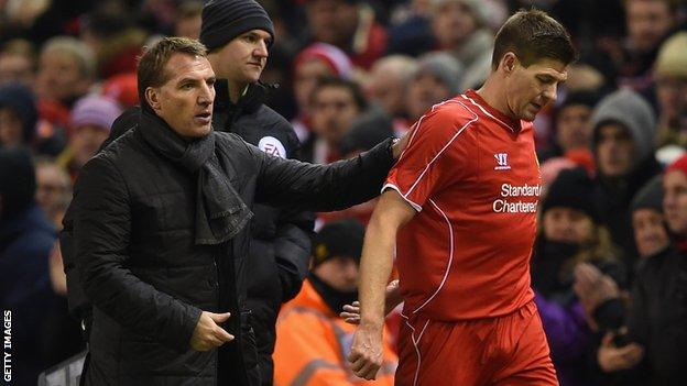 Brendan Rodgers and Steven Gerrard