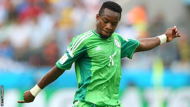 Nigeria midfielder Ogenyi Onazi