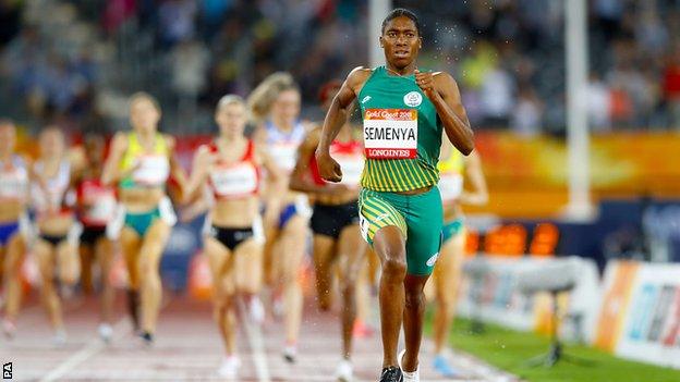 South Africa athlete Caster Semenya