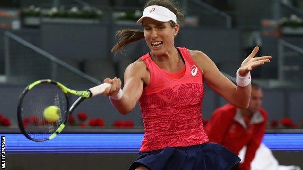 Johanna Konta has just three wins on clay in her career