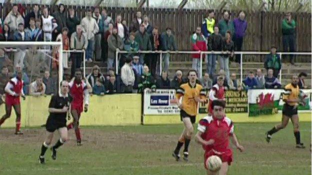 Newport County AFC playing in exile at Moreton-in-Marsh