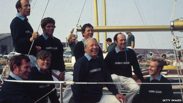 The British Admiral's Cup team in 2001