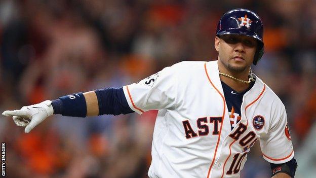 Yuli Gurriel of the Houston Astros