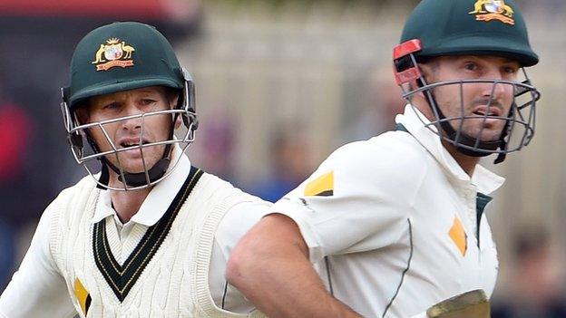 Adam Voges and Shaun Marsh