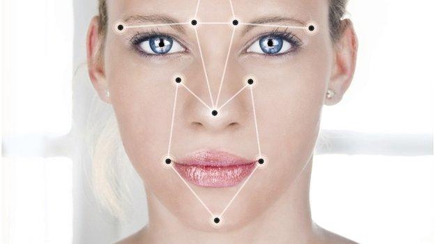 Facial recognition scan