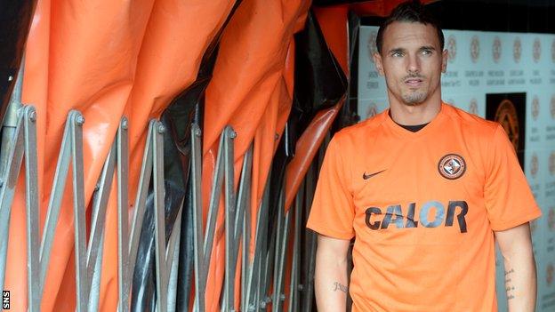 Dundee Utd's new signing Rodney Sneijder