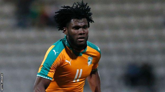 Ivory Coast's Franck Kessie