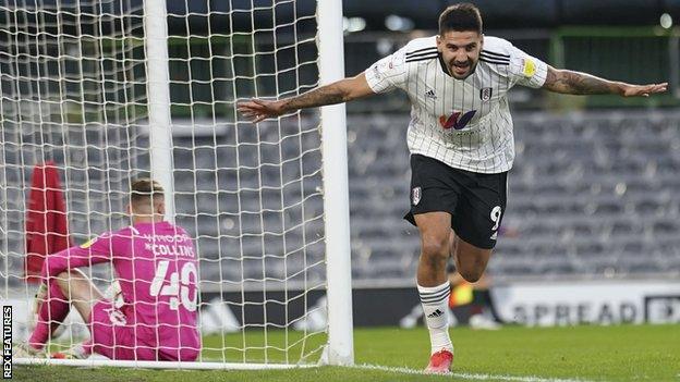 Aleksandar Mitrovic scores for Fulham