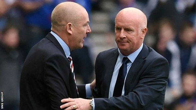 Mark Warburton and Peter Houston