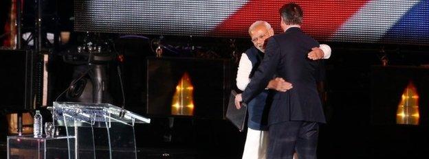 Mr Modi and Mr Cameron