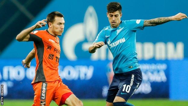Zenit winger Emiliano Rigoni