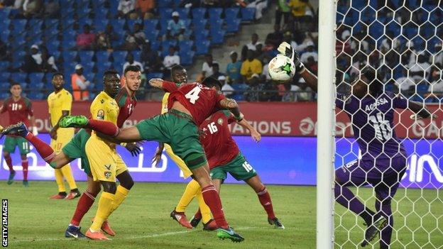 Morocco team celebrates