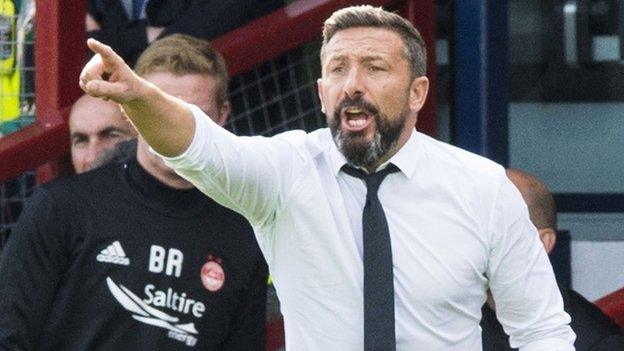 Aberdeen manager Derek McInnes