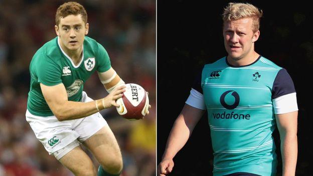 Rugby players Paddy Jackson and Stuart Olding