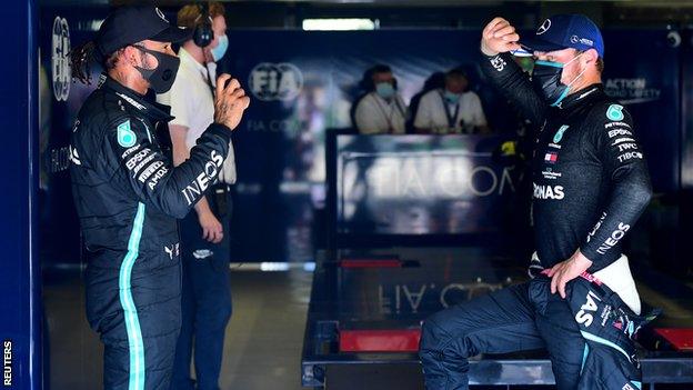 Lewis Hamilton and Valtteri Bottas