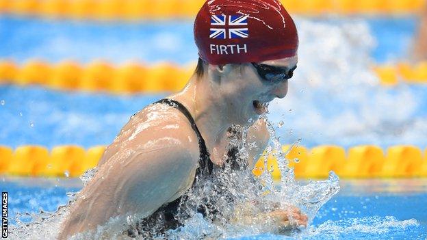 British swimmer Bethany Firth