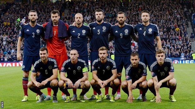 The Scotland team