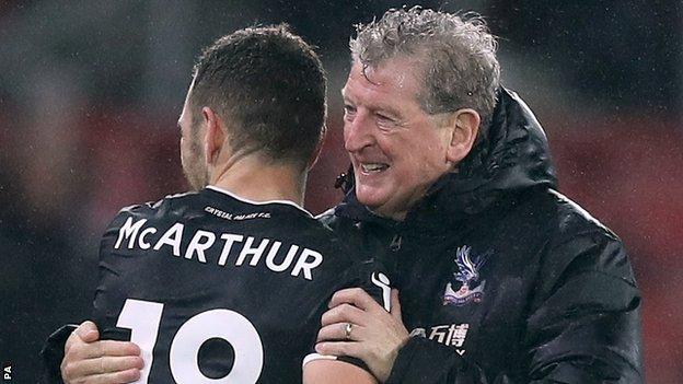 Roy Hodgson celebrates