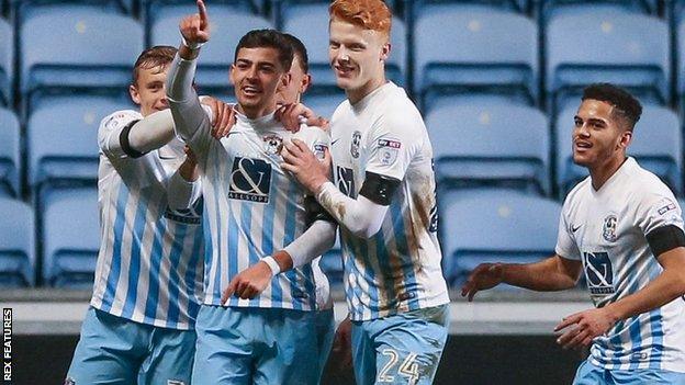 Reuben Lameiras scores for Coventry