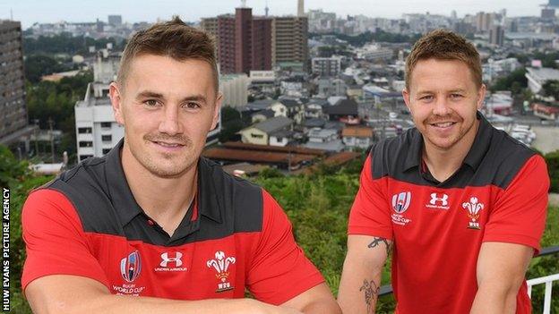 James Davies (right) and Jonathan Davies