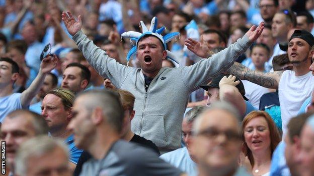 Coventry City fans at Wembley