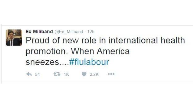 Ed Miliband's tweet