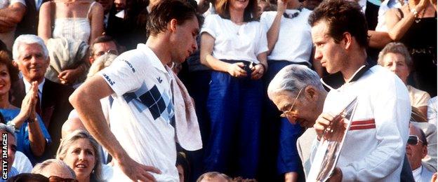 Ivan Lendl and John McEnroe