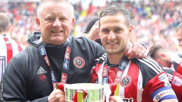 Chris Wilder and Billy Sharp